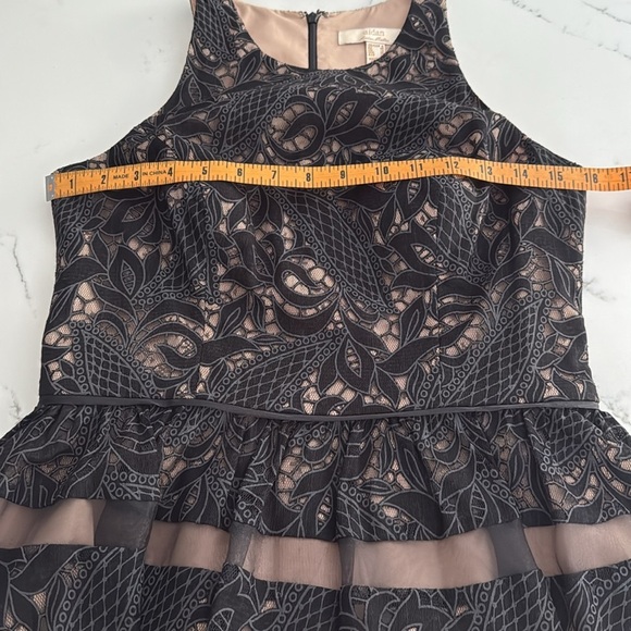 Aidan Mattox - Sleeveless Fit and Flare Cocktail - Picture 6 of 9